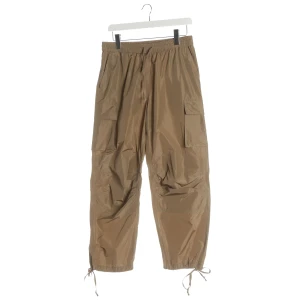 MSGM Hosen (beige, Gr. 34) Polyester - gebraucht, Cargohose mit Cargo-Taschen & elastischer Bund