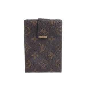 Louis Vuitton Etuis (braun) Canvas / Leder - gebraucht, mit Monogram Canvas & Druckknopfverschluss