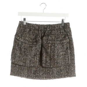 Miu Miu Röcke (grau, Gr. 32) Wolle - gebraucht, Minirock mit große aufgesetzte Taschen & elastischer Bund