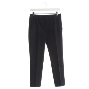 Prada Hosen (navy, Gr. 32) Polyester - gebraucht, mit Bügelfalten & Gürtelschlaufen