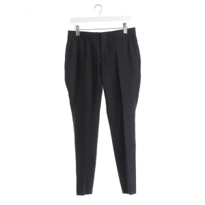 Gucci Hose (navy, Gr. 46) Viskose - gebraucht, Herren, Bundfaltenhose mit Nadelstreifen & Bügelfalten