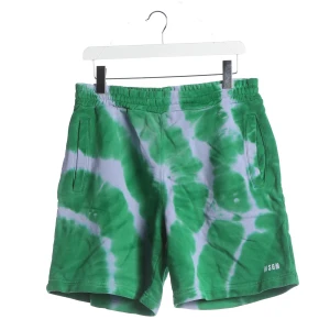 MSGM Bermuda (grün, Gr. S) Baumwolle - gebraucht, mit Elastischer Bund & Eingrifftaschen