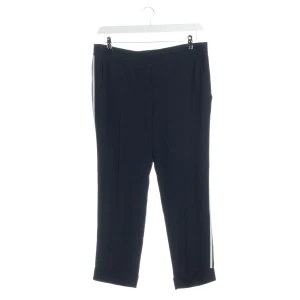 Prada Hosen (navy, Gr. 38) Acetat - gebraucht, Stoffhose mit Seitliche Streifen & Umschlag am Beinsaum