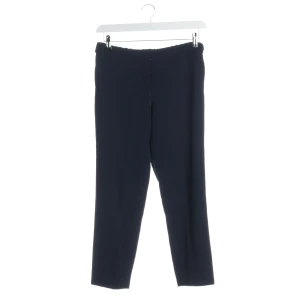 Theory Hosen (navy, Gr. 34) Triacetat - gebraucht, Stoffhose mit Elastischer Bund & Gedeckte Knöpfe am Bund hinten