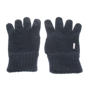 Dsquared Handschuhe (navy, Gr. 7) Polyacryl - gebraucht, mit gerippte Bündchen & Logo-Plakette