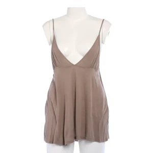 Twin Set Tops (braun, Gr. L) Viskose - gebraucht, Spaghetti-Top mit Spaghetti-Träger & verstellbare Träger