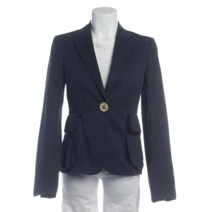 Fay Blazer M Navy (navy, Gr. M) Baumwolle - gebraucht, Damen Reverskragen, Ein-Knopf-Verschluss