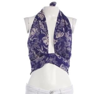Ba&sh Top (lila, Gr. XS) Polyester - gebraucht, Damen, Halterneck-Top mit Halterneck-Träger & Tiefer V-Ausschnitt