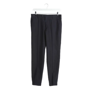 Lardini Hosen (navy, Gr. 44) Baumwolle - gebraucht, Stoffhose mit Knopfverschluss & Gürtelschlaufen