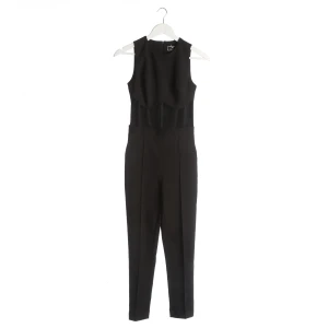 Elisabetta Franchi Jumpsuit (schwarz, Gr. S) Polyester - gebraucht, Overall mit Ärmelloses Design & Rundhalsausschnitt
