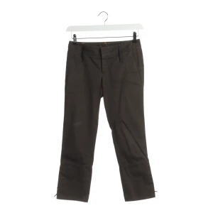 Gucci Hosen (braun, Gr. 32) Baumwolle - gebraucht, Stoffhose mit Schnürung am Beinsaum & Gürtelschlaufen
