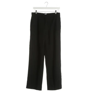Maje Hosen (schwarz, Gr. 38) Polyester - gebraucht, Stoffhose mit Elastischer Bund & Weites Bein