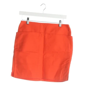 Max Mara Röcke (rot, Gr. 34) Baumwolle - gebraucht, Minirock mit Seitentaschen & Ziernähte