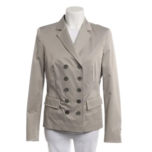 NVSCO Blazer 40 Grau (grau, Gr. 40) Baumwolle - gebraucht, Damen Zweireihige Knopfleiste, Reverskragen