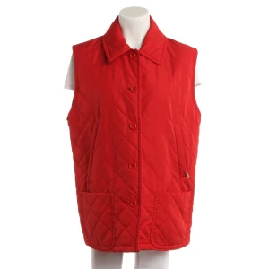 Bogner Westen (rot, Gr. 42) Polyester - gebraucht, Damen Rautensteppung, Hemdkragen