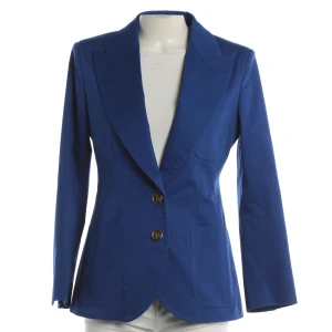 Etro Blazer (blau, Gr. 34) Baumwolle - gebraucht, mit Reverskragen & Pattentaschen