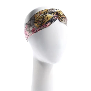 Gucci Sonstige (mehrfarbig) Seide - gebraucht, Haarband mit Knoten-Detail & GG-Monogramm