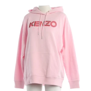 Kenzo Hoodies (rosa, Gr. L) Baumwolle - gebraucht, Hoodie mit Kapuze mit Kordelzug & Kängurutasche vorne