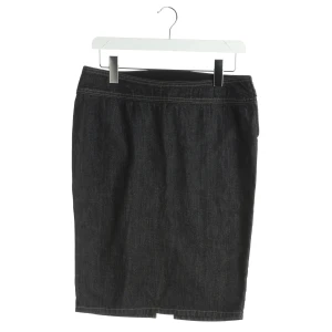 Gucci Röcke (navy, Gr. 36) Baumwolle - gebraucht, Jeansrock mit Ziernähte & Gehschlitz hinten