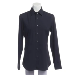 Prada Blusen (navy, Gr. 32) Baumwolle - gebraucht, Hemd mit Hemdkragen & Knopfleiste vorne