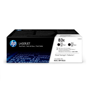 Tonerset 83X Schwarz für M125 M127 M201 M225, 2x 2.200 Seiten - HP Power Partner