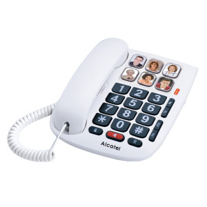 Téléphone fixe - TMAX10 - Blanc ALCATEL