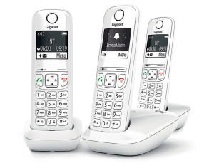 Siemens Téléphone sans fil Trio AS690A Blanc GIGASET