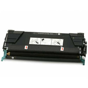 Compatible Lexmark C 524, Toner pour C5242KH HC - Noir