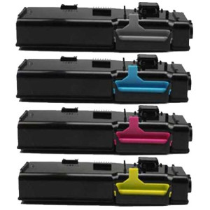 Compatible Xerox WorkCentre 6605DNM, Pack toners pour 106R02232+106R02229+106R02230+106R02231 - 4 couleurs