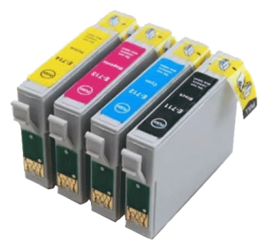 Compatible Epson SX 400 SERIES, Pack cartouches pour T0711/T0712/T0713/T0714 - 4 couleurs