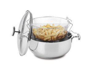 Caçarola-fritadeira com asas e cesto 24 YUMI