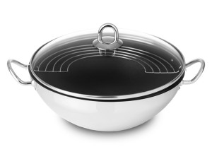 Wok com asas antiaderente e grelha 28 NAUTILUS