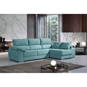 Sofá Chaise Longue ZAIRE Sofás Material/Cor Tecido: Tecido Avanti Cor 03