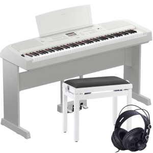Yamaha Dgx-670 Hvid Pakkeløsning