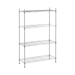 Royal Catering Oppbevaringshylle – metall – 35 x 90 x 137 cm – krom 10011228