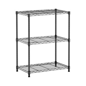 Royal Catering Förvaringshylla i metall - 3 hyllor - epoxy-beläggning
