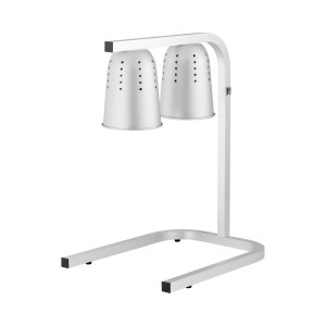 Infrarot Wärmebrücke - höhenverstellbar - Royal Catering - 2 Glühbirnen - Aluminium RCPWB-500I