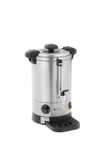 Royal Catering Varný termos - 6,1 l - 1 500 W - odkapávací miska - stříbrný RC-WBDW6A