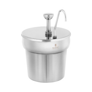 Kastikeannostelija - ruostumaton teräs - 6,6 l - Royal Catering RCSW-09