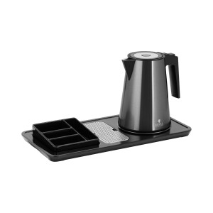 Vannkoker - Kaffe- og testasjon - 1,2 L - 1400 W - svart - Royal Catering RC-HKS03