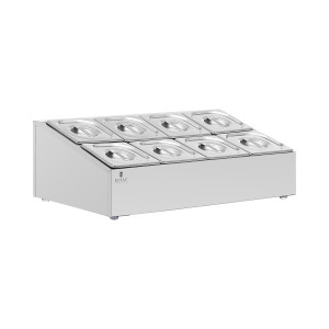 GN Aufsatzbord - 2 x 4 GN 1/6 - 12,8 l - Royal Catering RCPN-07