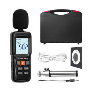 Steinberg Systems Schallpegelmessgerät - 30 bis 130 dB - 31,5 Hz - 8,5 kHz - Datenlogger & USB SBS-SM-130C