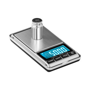 Steinberg Systems Digital lommevekt - 500 g - 0,05 g / 200 g - 62 x 54 mm - imitert lær 10030573