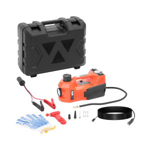 MSW Elektrisk domkraft - 12 V - 5 t - Set för hjulbyte - Multifunktionell