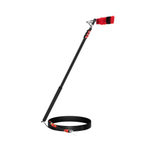 ulsonix Spazzola telescopica per lavaggio - 165 - 540 cm - Spazzola 35 cm ULX-BBR-540