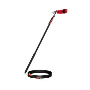 ulsonix Spazzola telescopica per lavaggio - 185 - 900 cm - Spazzola 35 cm ULX-BBR-900