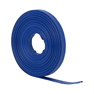 hillvert Flat slange - 1 1/2" - 50 m - 7 - 21 stang - stoffforsterket 10090445