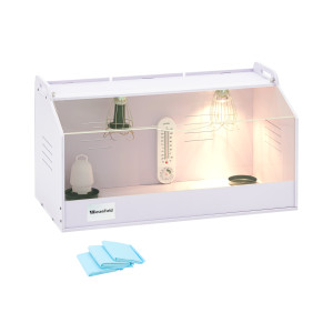 Wiesenfield Kycklingbur för kycklinguppfödning - Upp till 36 °C - 78 x 40 x 42 cm