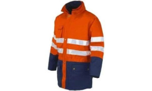 Casaco Impermeável Laranja / Azul Industrial Starter 04638047 XL