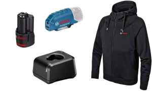 Camisola Térmica c/ Capuz M 12V 2.0Ah Bosch GHH 12+18V XA